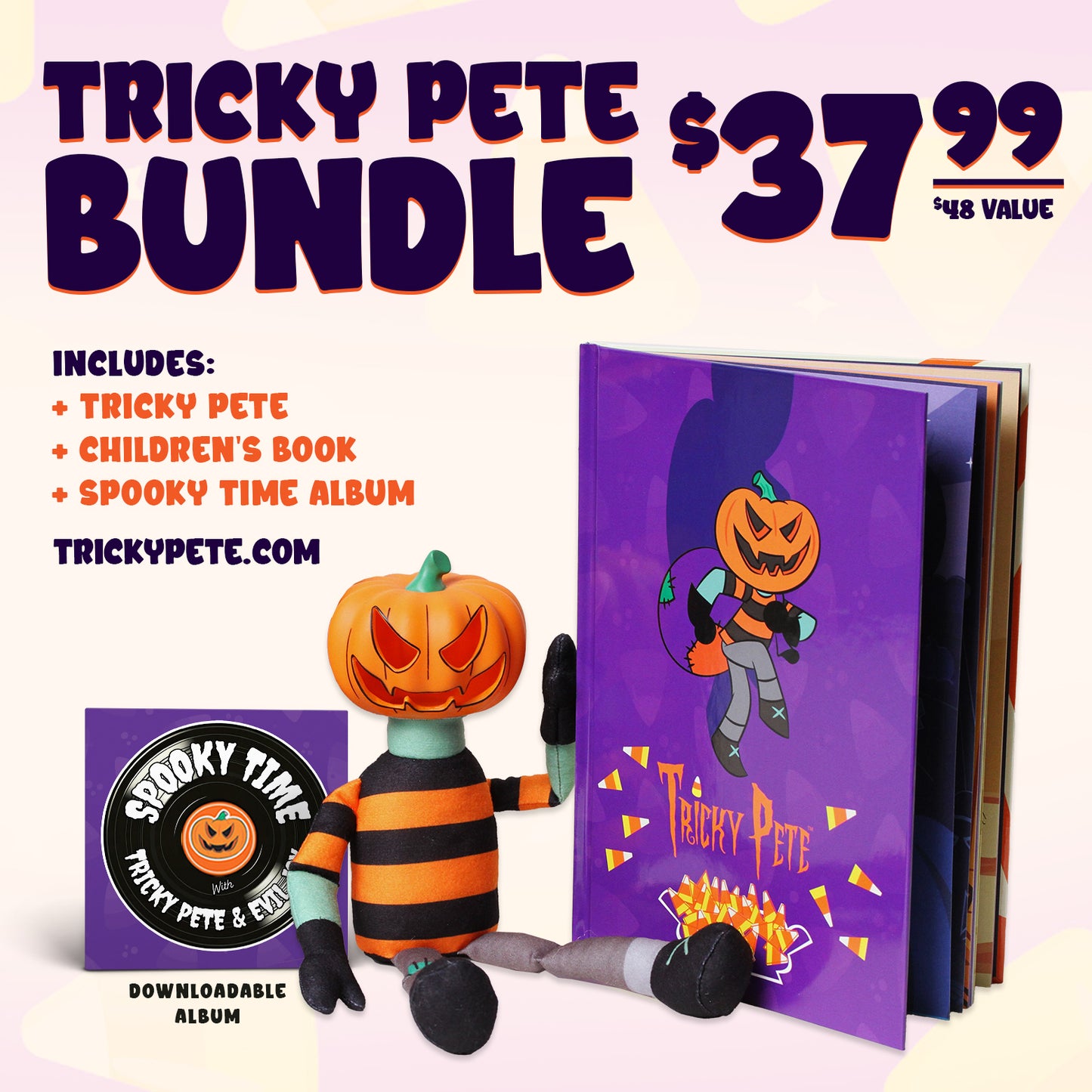 Tricky Pete Bundle - Tricky Pete + Book + Spooky Time Album