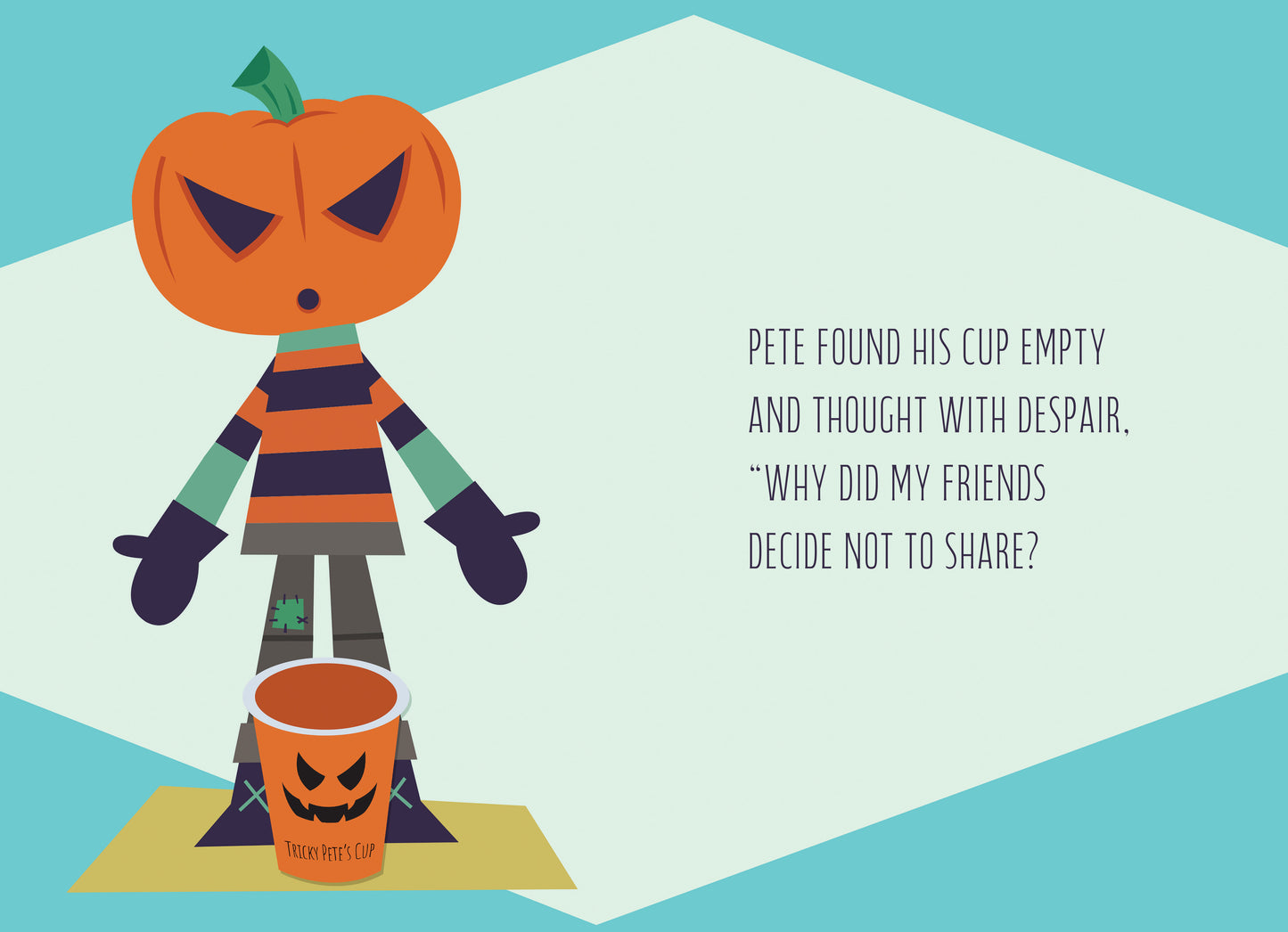 Tricky Pete Children's Halloween Book - Hardcover