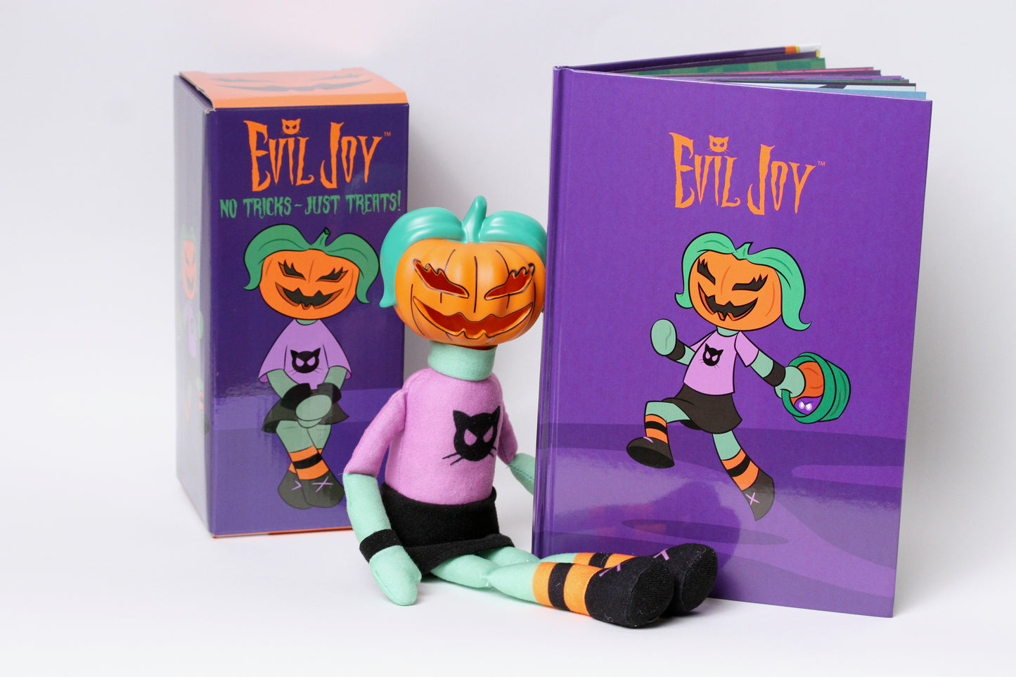 Preorder - Evil Joy Bundle - Evil Joy + Book + Spooky Time Album (Expected shipping Aug 6th)