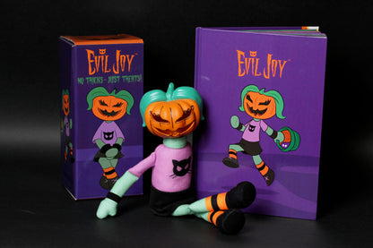 Preorder - Evil Joy Bundle - Evil Joy + Book + Spooky Time Album (Expected shipping Aug 6th)