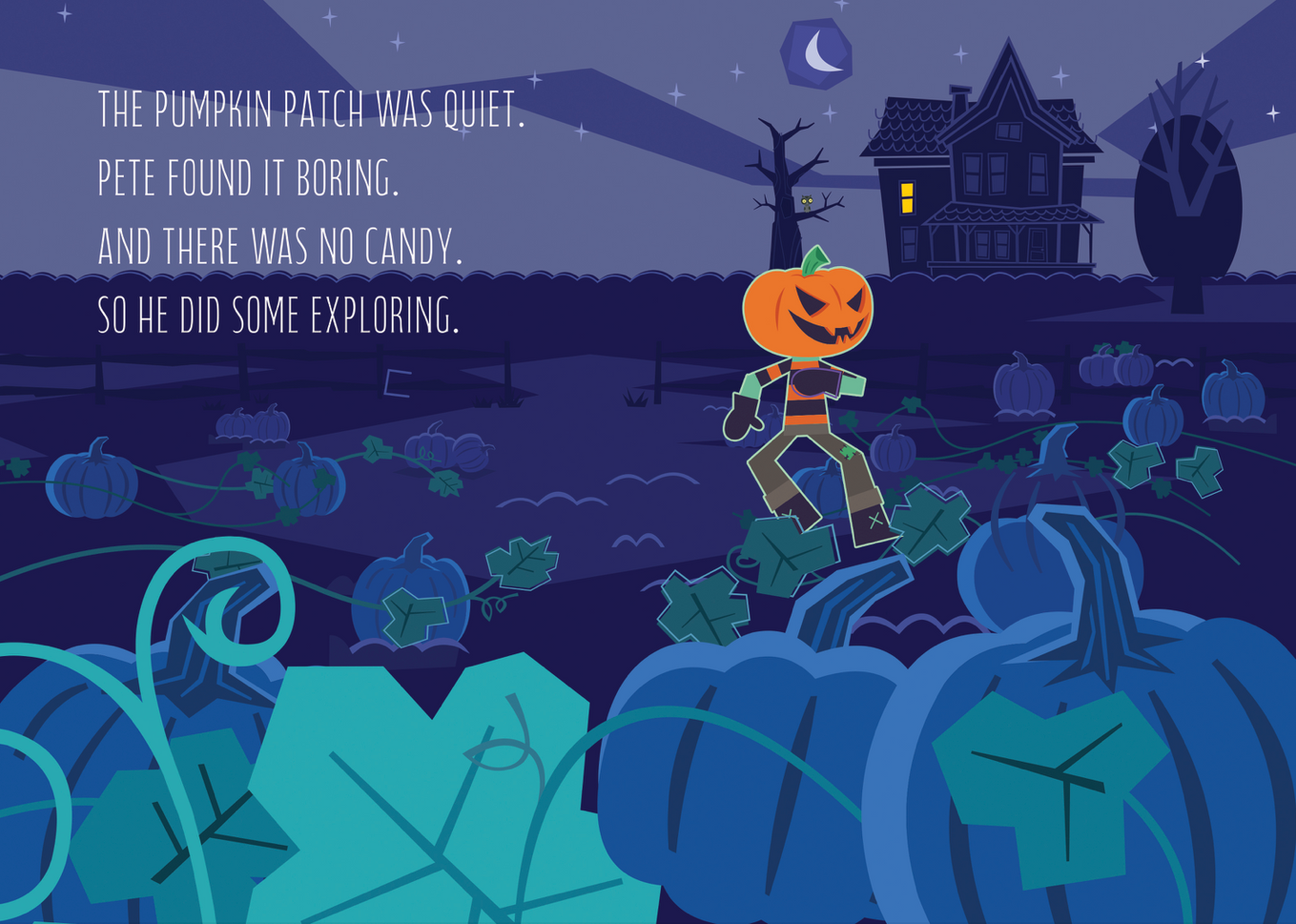 Tricky Pete Children's Halloween Book - Hardcover