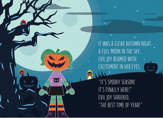 Preorder - Evil Joy Children's Halloween Book - Hardcover (Expected shipping Aug 6th)